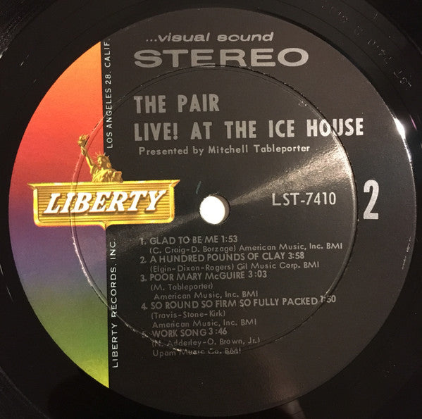 The Pair Extraordinaire : Live! At The Ice House (LP, Ind)