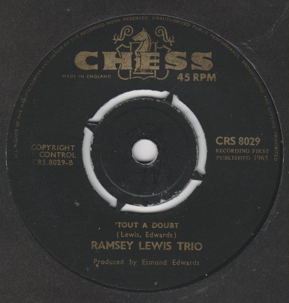 The Ramsey Lewis Trio : A Hard Day's Night (7", Single, Pre)