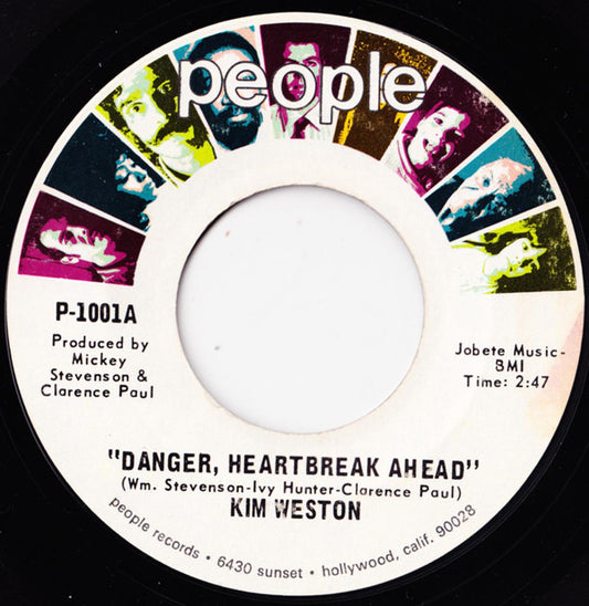 Kim Weston : Danger, Heartbreak Ahead / I'll Be Thinkin' (7", Single)