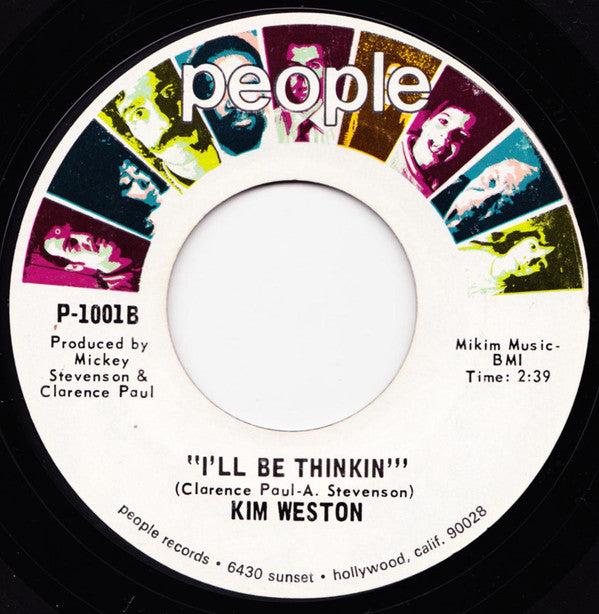 Kim Weston : Danger, Heartbreak Ahead / I'll Be Thinkin' (7", Single)