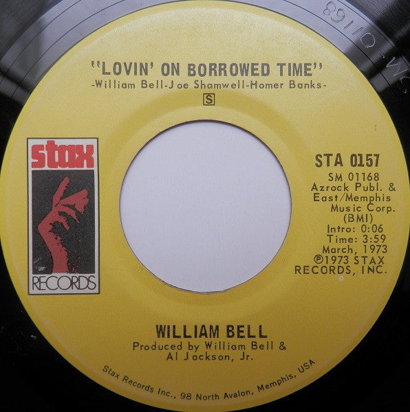 William Bell : The Man In The Street (7")