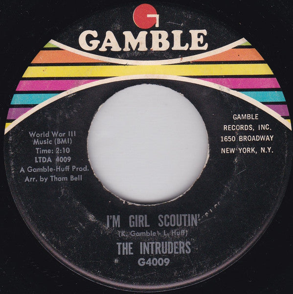 The Intruders : I'm Girl Scoutin' (7")