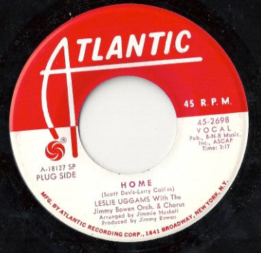 Leslie Uggams With Jimmy Bowen Orchestra & Chorus : Home (7", Promo)