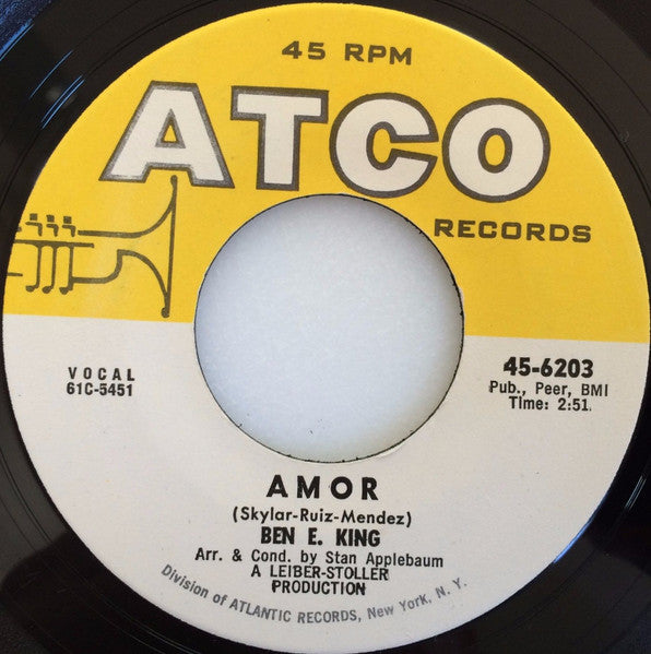 Ben E. King : Amor (7", Single)