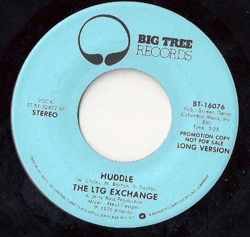 LTG Exchange : Huddle (7", Single, Promo)