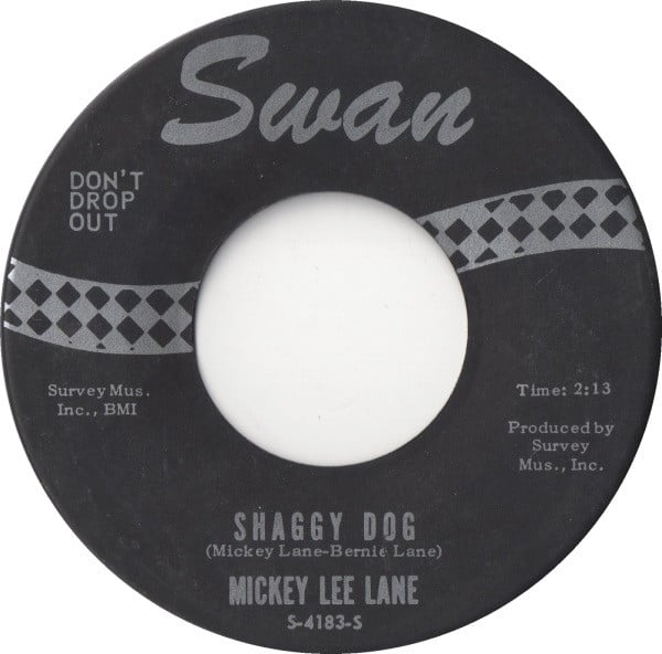 Mickey Lee Lane : Shaggy Dog / Oo-Oo (7", Roc)