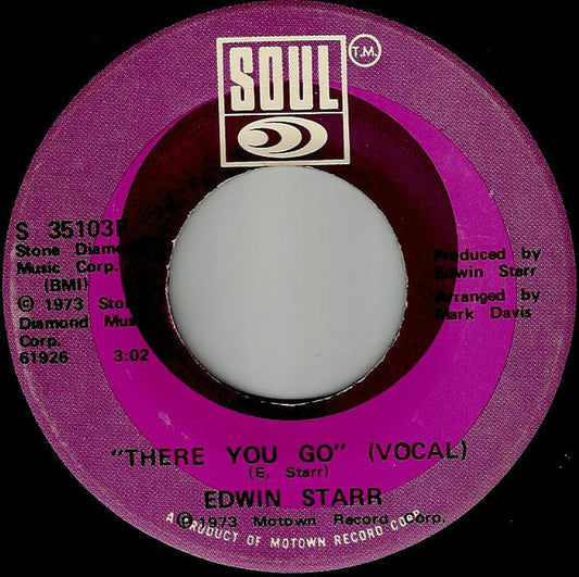 Edwin Starr : There You Go (7", Single)