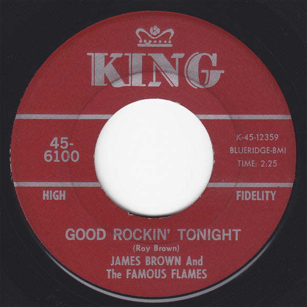 James Brown And The Famous Flames* : Let Yourself Go / Good Rockin' Tonight (7")