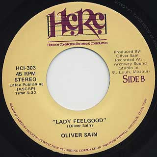 Oliver Sain : Lady Feelgood (7", Promo)