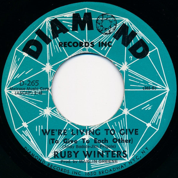 Ruby Winters : Always David / We're Living To Give (To Give To Each Other) (7", Single)