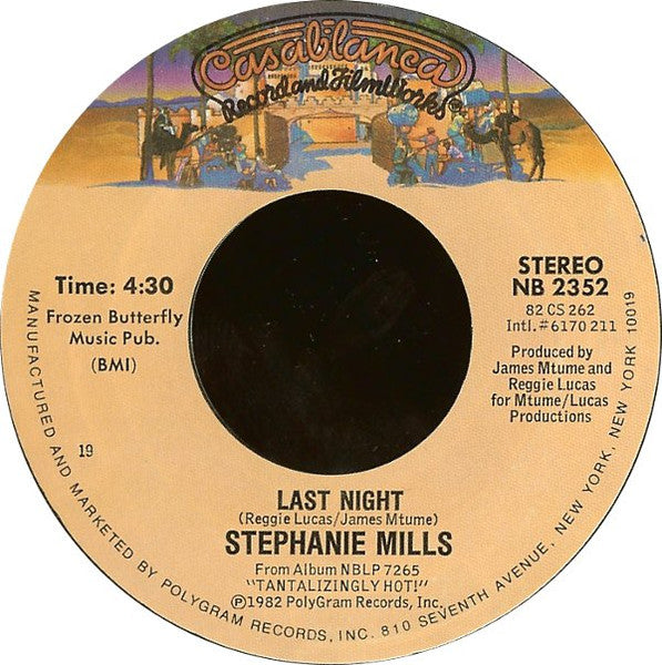 Stephanie Mills : Last Night (7", Single, 19)