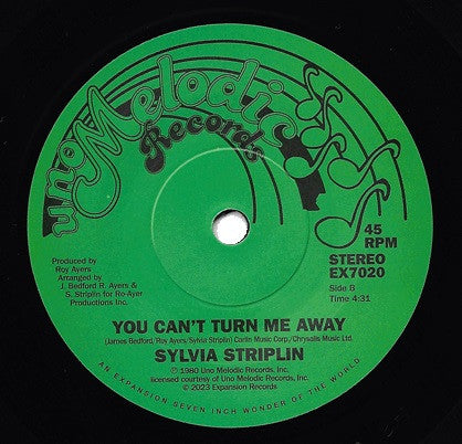 Sylvia Striplin : Give Me Your Love (7", Single, Promo, RE, RM)