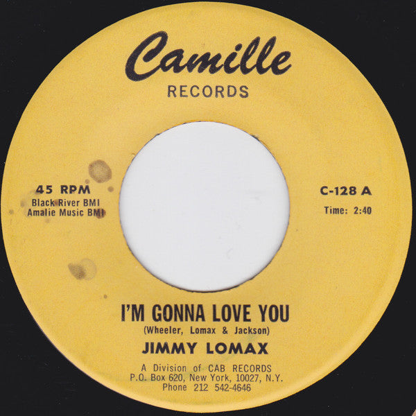 Jimmy Lomax : I'm Gonna Love You (7")