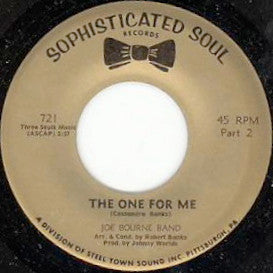 Joe Bourne, Joe Bourne Band : The One For Me (7")