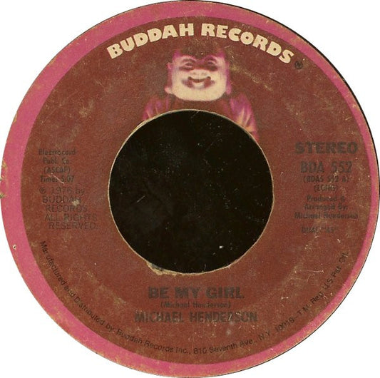 Michael Henderson : Be My Girl / Time (7")