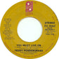 Teddy Pendergrass : I Can't Live Without Your Love  (7", Styrene, Ter)