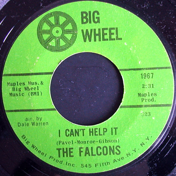 The Falcons : I Can't Help It / Standing On Guard (7", Single)