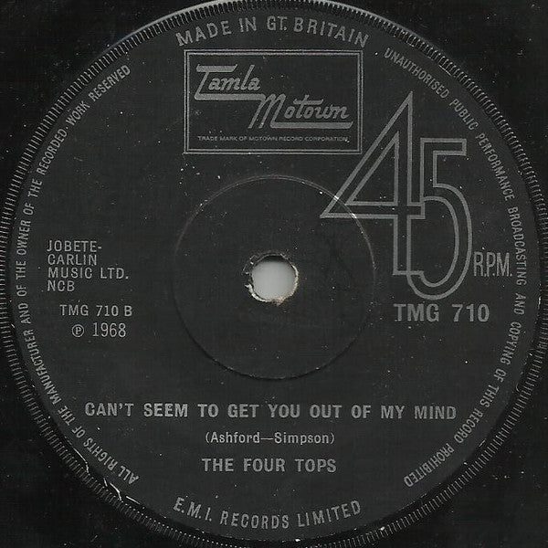The Four Tops* : Do What You Gotta Do (7", Single, Sol)