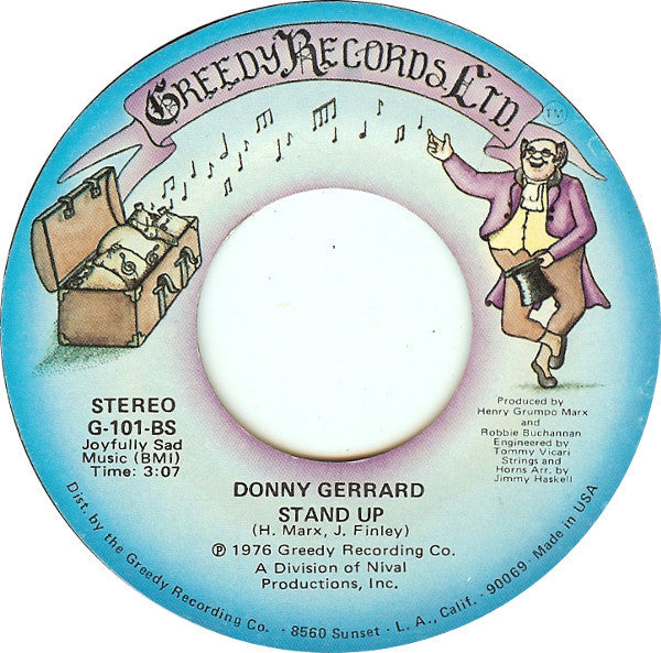 Donny Gerrard : Words (Are Impossible) (7")