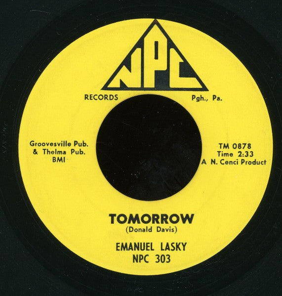 Emanuel Laskey : I Need Somebody (7", Single)