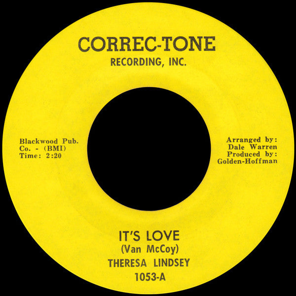 Theresa Lindsey : It's Love (7", Single)