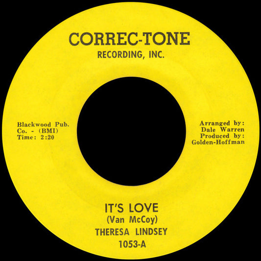Theresa Lindsey : It's Love (7", Single)