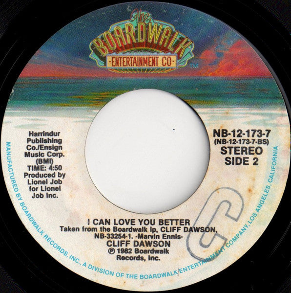 Cliff Dawson & Renee Diggs : Never Say I Do (If You Don't Mean It) (7", Styrene)