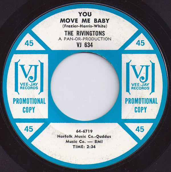 The Rivingtons : All That Glitters (7", Promo)