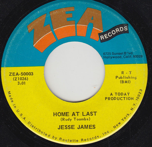 Jesse James (2) : I Need You Baby / Home At Last (7")