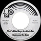 Honey And The Bees : That's What Boys Are Made For / Has Somebody Taken My Place (7")