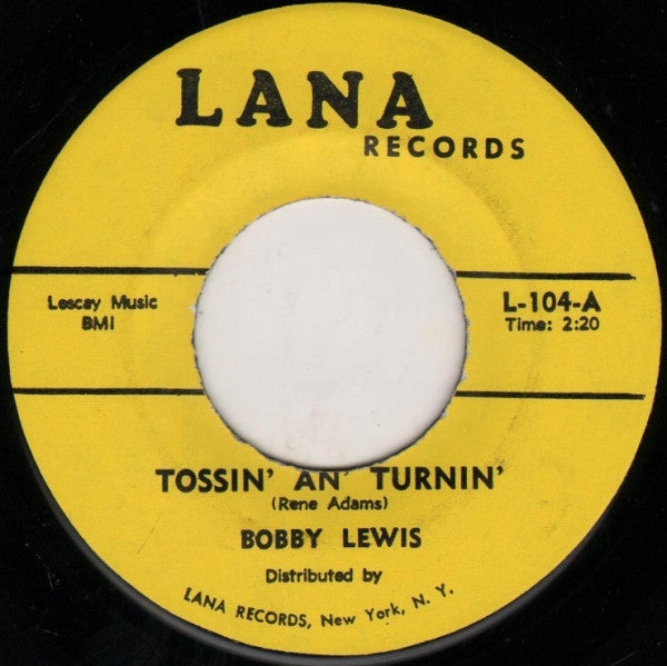 Bobby Lewis : Tossin' An' Turnin' / Oh Yes, I Love You (7", RE)