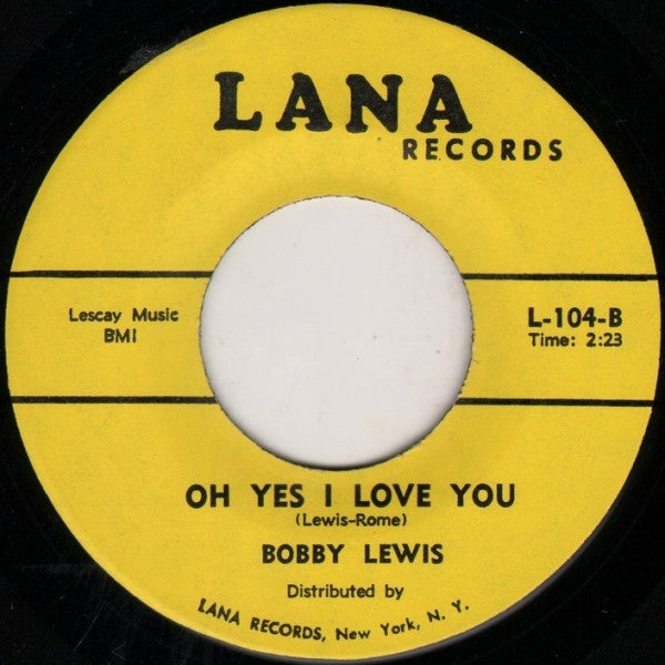 Bobby Lewis : Tossin' An' Turnin' / Oh Yes, I Love You (7", RE)