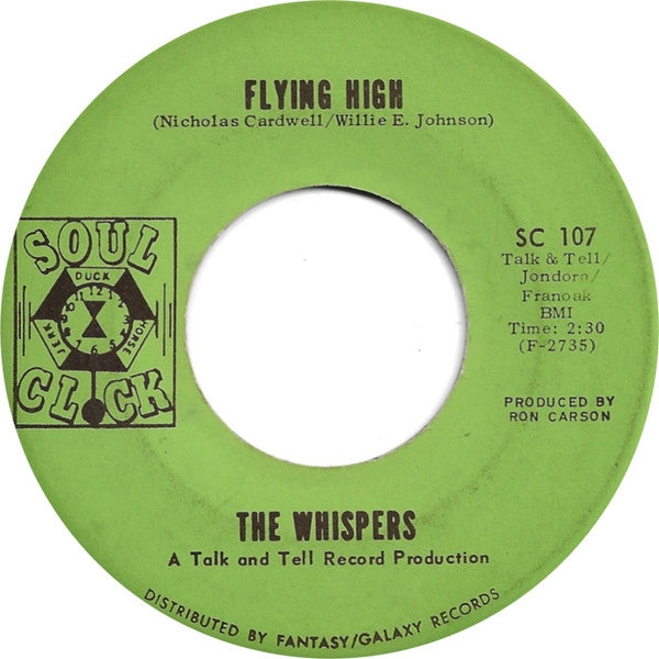 The Whispers : The Time Will Come / Flying High (7", Mono, Roc)