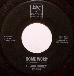 Al Perkins (2) And Bunky Sheppard / Al Perkins (2) : Home Work / Thanks To You (7", Single)