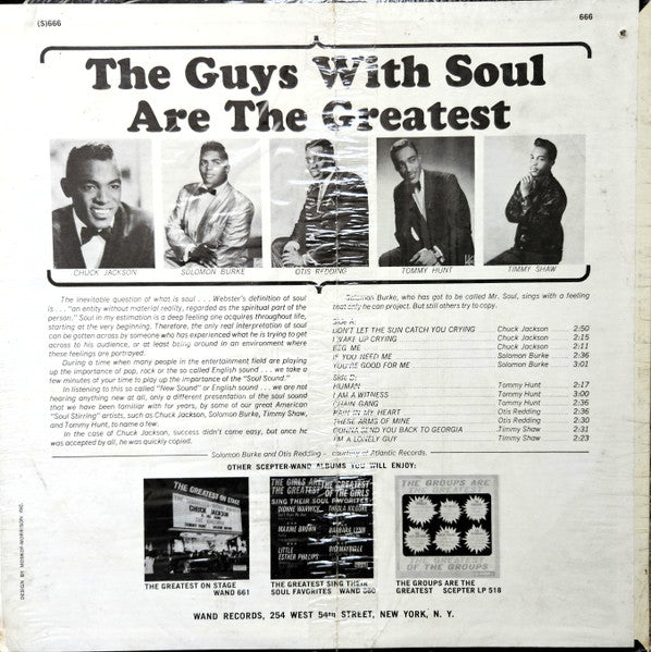 Various : The Guys With Soul Are The Greatest (LP, Comp)