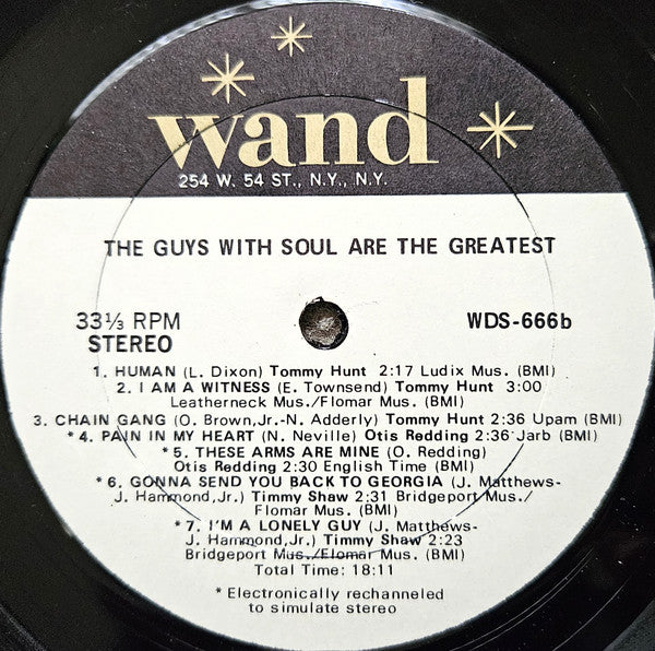 Various : The Guys With Soul Are The Greatest (LP, Comp)