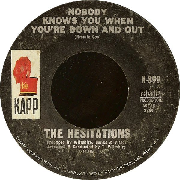 The Hesitations : The Impossible Dream (7")