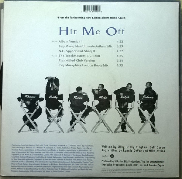 New Edition : Hit Me Off (12")