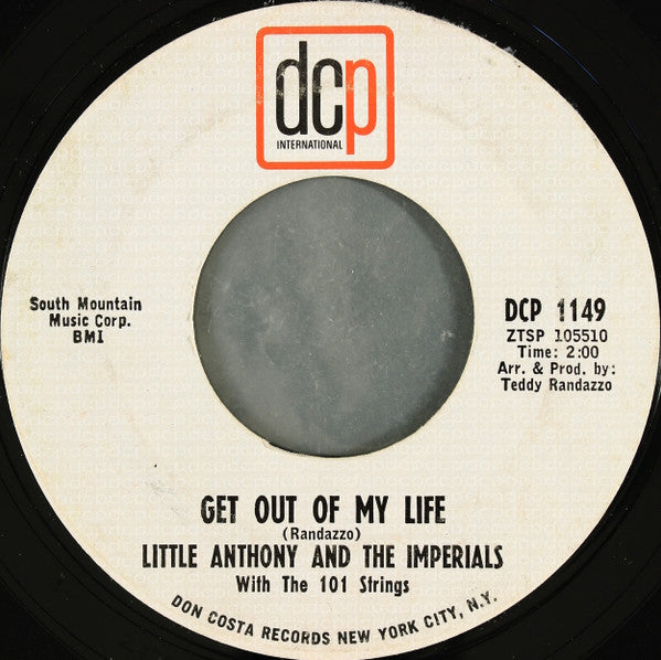 Little Anthony And The Imperials* : I Miss You So (7", Mono, Styrene, Pit)