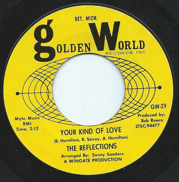 The Reflections (2) : Girl In The Candy Store / Your Kind Of Love (7")