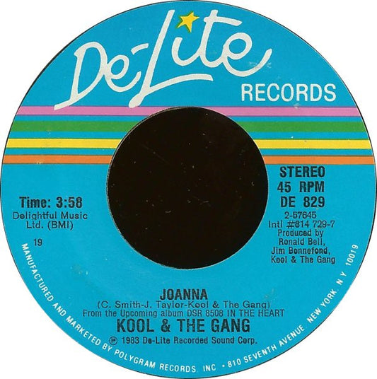 Kool & The Gang : Joanna (7", Single, Styrene, 19)