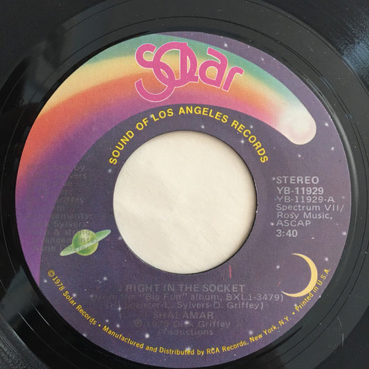Shalamar : Right In The Socket / Girl (7")