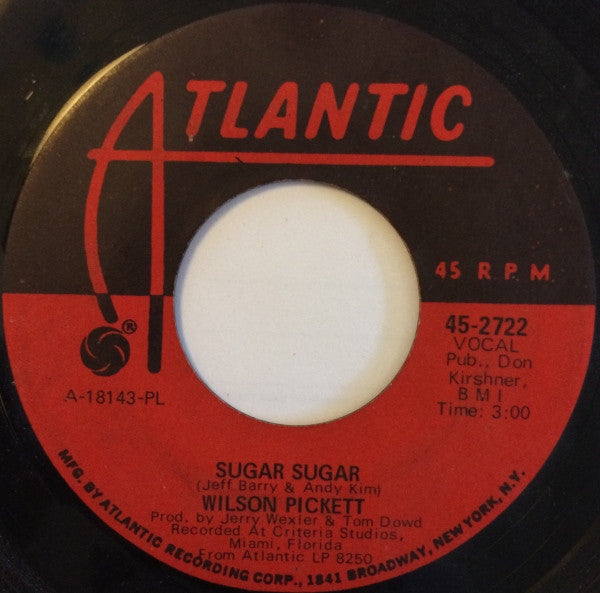 Wilson Pickett : Sugar Sugar (7", PL )