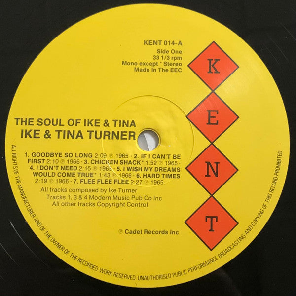 Ike & Tina Turner : The Soul Of Ike & Tina (LP, Comp, Mono)