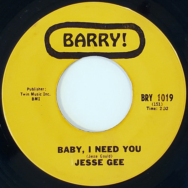 Jesse Gee : Don't Mess With My Money (7", Single)