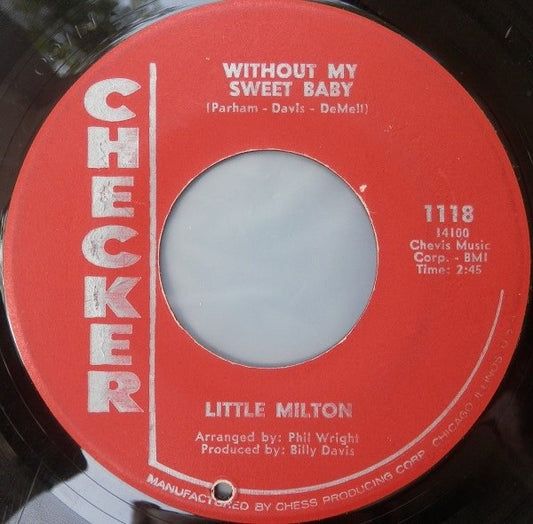 Little Milton : Without My Sweet Baby / Help Me Help You (7")