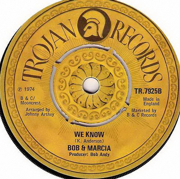 Bob & Marcia : Young Gifted And Black (7")