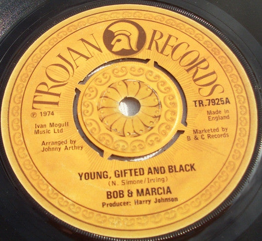 Bob & Marcia : Young Gifted And Black (7")