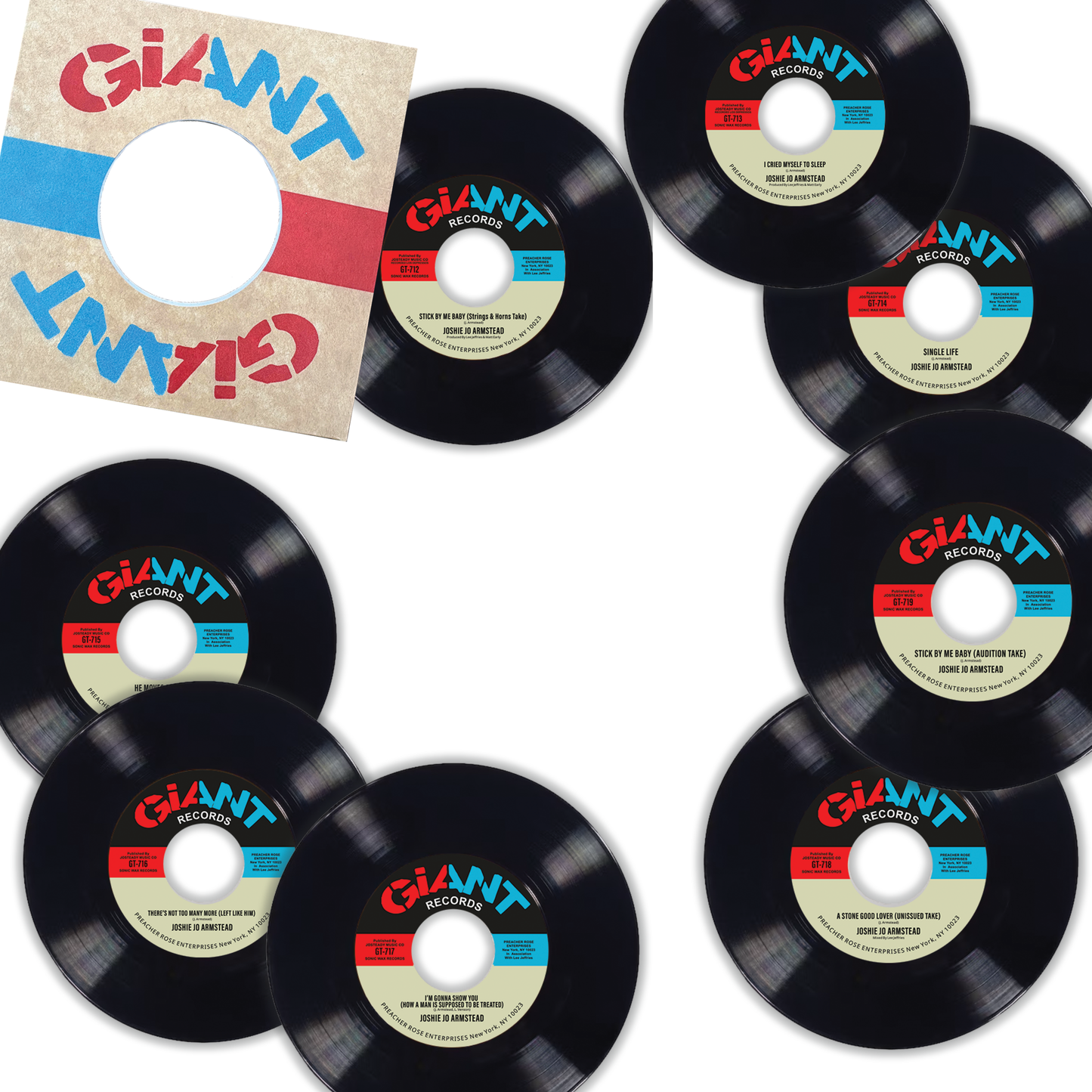 Joshie Jo Armstead - Awaken The Giant (Boxset) 8x Vinyls Unissued Northern Soul Music