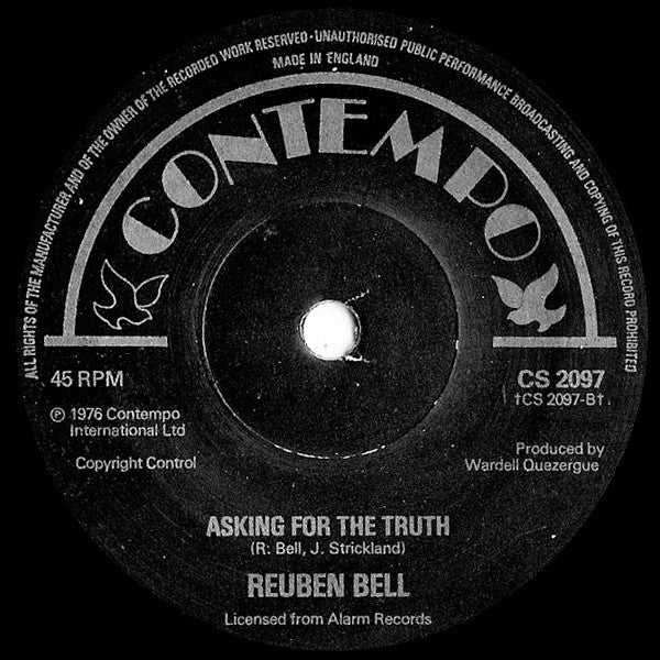 Reuben Bell : I Still Have To Say Goodbye (7")